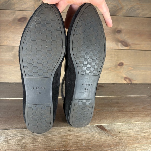birdies womens size 9.5 shoes black suede slip on comfort loafers - Picture 7 of 8